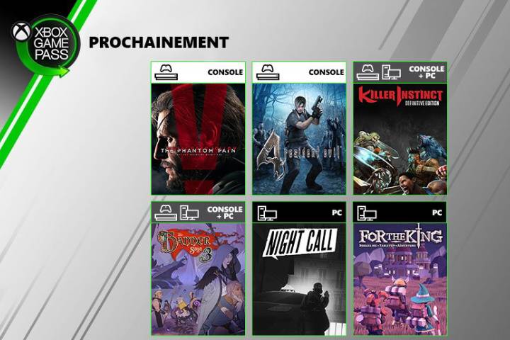 Xbox Game Pass offre 6 jeux en juillet dont Metal Gear Solid V